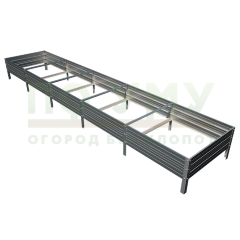 Грядка оцинкованная 0,65х5,0 м, высота 30 см