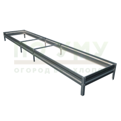 Грядка оцинкованная 0,5х5,0 м, высота 20 см
