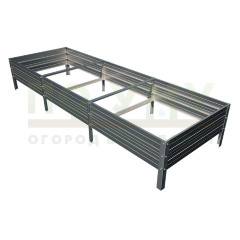 Грядка оцинкованная 0,65х3,0 м, высота 30 см