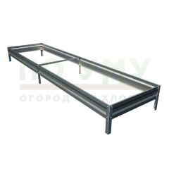 Грядка оцинкованная 1,0х4,0 м, высота 20 см