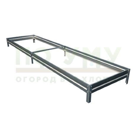 Грядка оцинкованная 0,5х4,0 м, высота 15 см в Архангельске