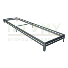 Грядка оцинкованная 0,5х4,0 м, высота 15 см